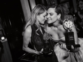 A pair of Tony-winning friends: Caissie Levy and Shoshana Bean.
