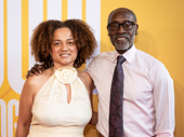 Don Cheadle and his wife, Bridgid Coulter, step out to support his former Proof co-star Kara Young on opening night of The Whoopi Monologues.