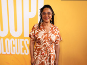 Lynn Nottage took to the red carpet for opening night of The Whoopi Monologues.  The Pulitzer Prize-winning playwright previously worked with Whitney White on a London staging of The Secret Life of Bees.