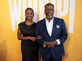 Power couple Erika Woods and Wendell Pierce are picture perfect on opening night of The Whoopi Monologues.