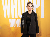 Recording artist and theater vet Joanna "JoJo" Levesque turns up in a power suit for The Whoopi Monologues' opening night red carpet.