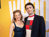Married duo Rebecca Gibel and Charlie Thurston attend opening night of The Whoopi Monologues.