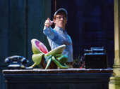 Ethan Slater as Seymour in Little Shop of Horrors.