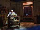 Ethan Slater as Seymour in Little Shop of Horrors.