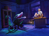 Ethan Slater as Seymour in Little Shop of Horrors.