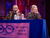 Jon Cryer as Vice Principal Douglas Panch and Ali Stroker as Rona Lisa Peretti in The 25th Annual Putnam County Spelling Bee.