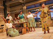 The cast of School Girls; Or, The African Mean Girls Play.