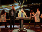 Drew Gehling as Dr. Breva, Wren Rivera as Marthe and the cast of The Heart.