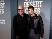 Two-time Tony winner Scott Wittman poses with Heated Rivalry: The Unauthorized Musical  star Jay Armstrong Johnson, who took a break from the ice rink to attend opening night of Other Desert Cities.