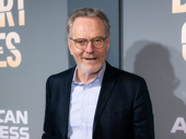 Bryan Cranston celebrates the Broadway debut of his former Seinfeld love interest, Julia Louis-Dreyfus, on opening night of Other Desert Cities.