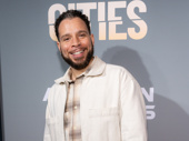 Three-time Tony nominee Robin de Jesús is a vision in white on Other Desert Cities’ Broadway opening night.