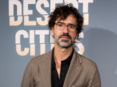 Hamish Linklater celebrates his wife, Lily Rabe, at the Broadway opening of Other Desert Cities.