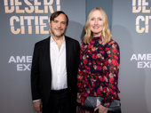 Marcelo Zarvos and wife Janel Moloney have the least unbearable day celebrating Moloney’s The West Wing co-star Allison Janney in Broadway's Other Desert Cities.
