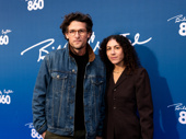 Tonight’s headline? Billy’s back on Broadway! Journalist Jacob Soboroff and wife Nicole Cari attend the opening night of Billy Crystal’s 860.