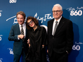 Three Martins walk into a Broadway opening… Martin Short, Andrea Martin and Steve Martin celebrate 860 on Broadway.