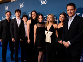 Lindsay Crystal and Jennifer Crystal Foley (center) bring their families to their dad’s one-man Broadway show, 860, proving home is more than a physical place.