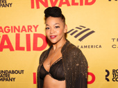 Crystal A. Dickinson plays Beline in The Imaginary Invalid on Broadway, directed by her husband, Brandon J. Dirden.