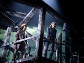 Luke James as Elijah and Liisi LaFontaine as Martha Clarke in Wanted.