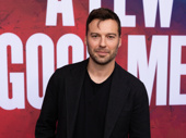 Mistletoe Murders actor Peter Mooney looks at ho-ho-home on the red carpet of A Few Good Men.
