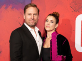 Andrew Nixon and fiancée Kate Walsh are guests at the opening night of the legal drama A Few Good Men.