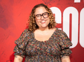 Tony nominee Kimberly Belflower stops by Lincoln Center for the Broadway opening of A Few Good Men before the premiere of her off-Broadway play, Born in the Dirt.