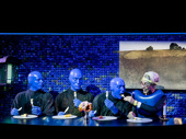 The cast of Blue Man Group.