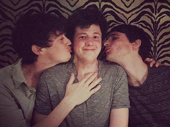 "Awwwwww" alert! The Christophers of The Curious Incident of the Dog in the Night-Time unite: Alex Sharp, Adam Langdon and Tyler Lea. Catch the Tony-winning play before it shutters on September 4, or catch newcomer Langdon as Christopher on the national tour, which will launch in Rochester, NY on September 27.(Photo: Instagram.com/alexanderiansharp1)