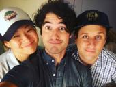 We can't Waitress for Elsie Fest on September 5! Festival mastermind Darren Criss snaps a Gleeful selfie with pals Jenna Ushkowitz and Christopher Fitzgerald after managing to catch the tasty tuner while he's in town.(Photo: Instagram.com/darrencriss)