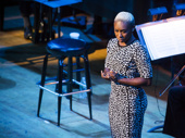 Tony winner Cynthia Erivo takes in the crowd at Town Hall.