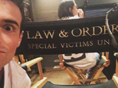 Living the New York actor life! Broadway fave Corey Cott’s on the set of Law and Order: SVU.(Photo: Instagram.com/naponacott)