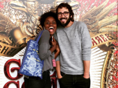These shooting stars are all smiles for their Broadway debuts in Natasha, Pierre and the Great Comet of 1812! Denée Benton and Josh Groban geek out.(Photo: Instagram.com/joshgroban)