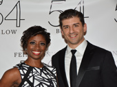 What a pair! Stage faves Montego Glover and Tony Yazbeck strike a pose at their New York Pops night at 54 Below.(Photo: Genevieve Keddy)