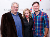 Everybody say "yeah"! Kinky Boots creator Harvey Fierstein strikes a pose with current stars Haven Burton and Aaron Finley.