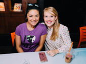 Two best friends sharing one wonderful day! Wicked stars Jennifer DiNoia and Carrie St. Louis snap a sweet pic.