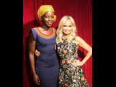 Those are some strong stage and screen women! Lupita Nyong'o and Kristin Chenoweth snap a sweet pic.(Photo: Twitter.com/KChenoweth) 
