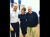 The Bronx Bullet meets the movie masterminds! A Bronx Tale stage star Ariana DeBose poses with scribe Chazz Palminteri and director Robert De Niro on the first day of rehearsal.(Instagram.com/arianadebose)