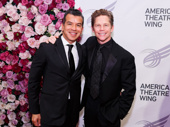 Date night: Tony-nominated choreographer Sergio Trujillo and his husband Jack Noseworthy.