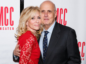 Transparent co-star Jeffrey Tambor cheers Judith Light at her one-woman off-Broadway opening night.