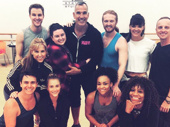 We're getting stoked for NBC's Hairspray Live!, set to air on December 7. Choreographer Jerry Mitchell, star Maddie Baillio and the nicest kids in town snap a pic at rehearsal during New York pre-production before heading to the West Coast.(Photo: Twitter.com/MaddieBaillio) 