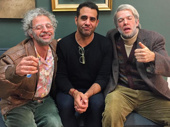 A trio of handsome gents! Oh, Hello's Nick Kroll and John Mulaney recently welcomed Broadway favorite Bobby Cannavale onstage.(Photo: Instagram.com/nickkroll)