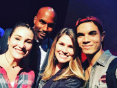 We're freaking out (in the best way)! Freaky Friday's Emma Hunton, Alan H. Green, Heidi Blickenstaff and Jason Gotay take a selfie. Catch the Disney musical's world premiere at Virginia's Signature Theatre through November 20.(Photo: Instagram.com/heidiblick)