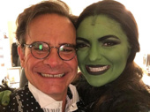 The Wizard and I! Wicked co-stars Peter Scolari and Jennifer DiNoia snap a sweet pic. (Photo: Instagram.com/jennydinoia)