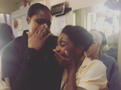 Another cast reunion! The Color Purple's Cynthia Erivo received a visit from her original Broadway co-star Jennifer Hudson. These lilies of the field are too beautiful for words!(Photo: Instagram.com/cynthiaerivo)