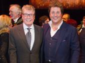 Double trouble! Phantom of the Opera Tony winner Michael Crawford gets together with previous Raoul Michael Ball at the production's 30th London anniversary.(Photo: Dan Wooller)