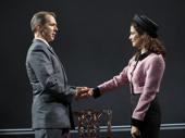 Paul Niebanck as Sir Andrew Charleson and Rachel Weisz as Susan Traherne in Plenty. 