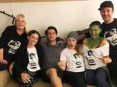 Looks like Wicked's gravity-defying gang is sporting some new swag. Hey, Kathe Mull, Mary Kay Yezerski-Bondoc, Carrie St. Louis, Jennifer DiNoia and Breedlove—where can we snag a Michael Campayno tee?(Photo: Instagram.com/michaelcampayno)