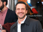 Broadway alum Raúl Esparza flashes a smile on the red carpet.