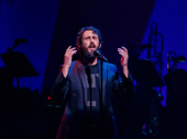 Poised just one night before his Broadway debut in Natasha, Pierre and the Great Comet of 1812, Josh Groban sings "Over the Rainbow."(Photo: Adam Schultz)