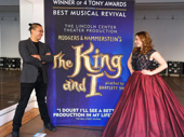 What a pair! Jose Llana and Laura Michelle Kelly are poised for The King and I's national tour.