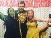We're rejoicifying over this reunion! Wicked's Carrie St. Louis gets goofy with current understudies and past national tour power players Alyssa Fox and Dan Gleason.(Photo: Instagram.com/carriestlouis)